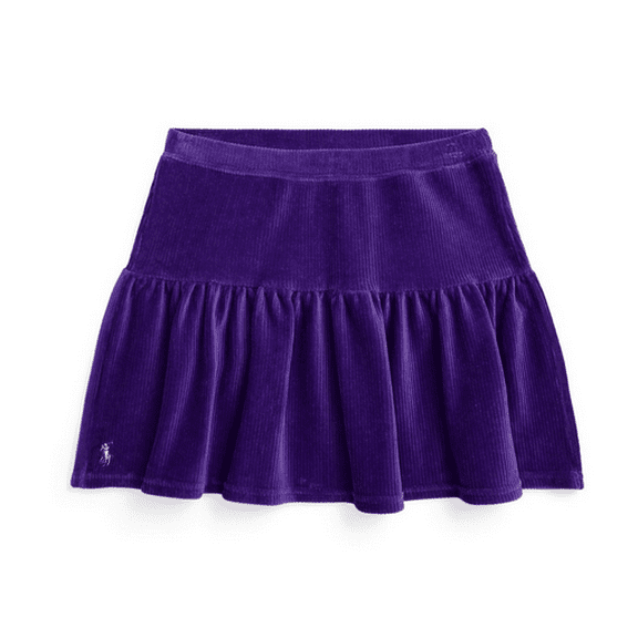 Polo Ralph Lauren Big Girls Tiered Corduroy Skirt - Opulent Purple