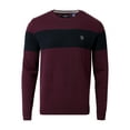 thumbnail image 7 of Chaps Men's & Big Men's Original Cotton Crewneck Color Block Sweater, 7 of 7