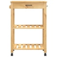 thumbnail image 3 of vidaXL Kitchen Trolley MONZA 60x40x90 cm Solid Wood Pine, 3 of 5