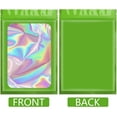 thumbnail image 2 of 100 PCS Holographic Smell Proof Mylar Bags, Resealable Foil Pouch Bags for Food Storage, Lipgloss, Jewelry, Eyelash Packaging, 2 of 5