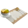 thumbnail image 3 of Placemat Bohemian Retro Ethnic Style 4/6pcs Table Pad Mats for Dining Table Home Kitchen r Accessories Linen Coaster, 3 of 7