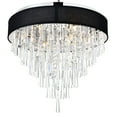 thumbnail image 2 of CWI Lighting Franca 8 Light Drum Shade Chandelier With Chrome Finish, 2 of 3