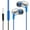 Blue, variant on LBECLEY Headphones for Android Phones Earphones in Ear Headphones with Microphone 3.5Mm Wired Earbuds for Ios and Android Smartphones Laptops Mp3 Gaming Walkman Wireless Earbuds with Wi Black One Size