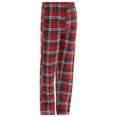 thumbnail image 3 of North 15 Boy's Cozy Plaid Polar Fleece Lounge Pants-1225B-Design 15-14-16, 3 of 5