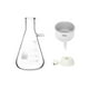 thumbnail image 2 of Juego de Embudo QWORK Vidrio Borosilicato 1000 ml 80 mm para Filtrar Paredes, 2 of 8