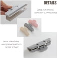 thumbnail image 3 of Clip de cierre para bolsas de alimentos, clips de plástico para bolsas, clips de embalaje de plástico para almacenar bolsas de alimentos y bocadillos, clips para bolsas sin (6 piezas), 3 of 5