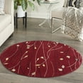 thumbnail image 6 of Nourison Grafix Contemporary Botanical Red Area Rug, 6 of 9
