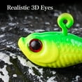 thumbnail image 3 of Bucktail Jig, Hair Jig, 8 Set of Pack Saltwater and Freshwater Baits, Hard Baits for Bass Flounder Striper Bluefish Halibut Redfish 1/2oz(Mixed), 3 of 7