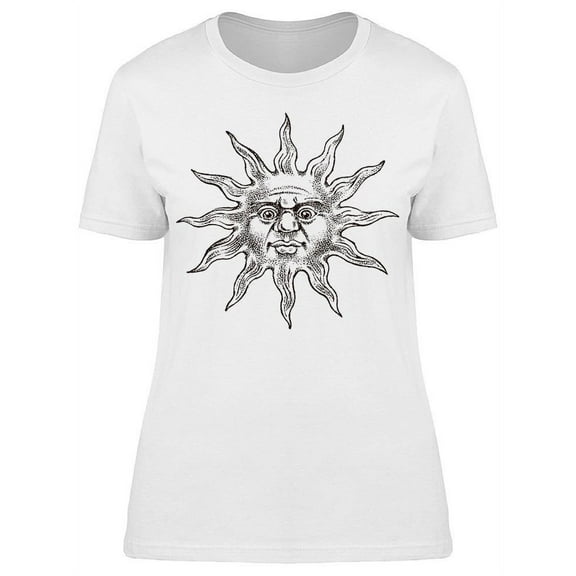 Zodiac Sun Art T-Shirt Women -Image by Shutterstock, Female Large