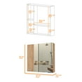 thumbnail image 5 of FM FURNITURE  Kenya 24-inch Wide Medicine Cabinet with Mirror, 5 of 5