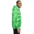 thumbnail image 3 of Port & Company Tie Dye Pullover Hooded Sweatshirt-S (Kelly), 3 of 6
