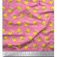 thumbnail image 1 of Soimoi Rayon Fabric Cup,Plate & Chick Cartoon Fabric Prints By Yard 42 Inch Wide, 1 of 3