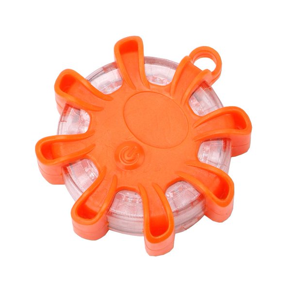 Mini Luz LED Llavero 8LED Mini luz de advertencia Luces de trabajo de emergencia Linterna magnética roja Likrtyny Para estrenar