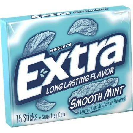 Wrigley's Extra Smooth Mint Sugarfree Gum (Pack of 18)