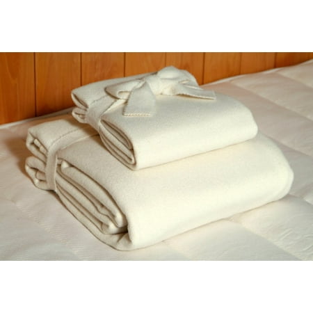 Holy Lamb Organics Eco Wool Crib Moisture Barrier Mattress Pad