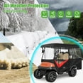 thumbnail image 4 of 10L0L 4 Person Golf Cart Enclosure 86’’ L, Universal 600D Waterproof Driving Cover for Yamaha EZGO Club Car, Golf Cart Accessories, 4 of 8