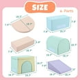 thumbnail image 2 of Dasun Colorful Soft Climb and Crawl Foam Playset 7 in 1, Soft Play Equipment Climb and Crawl Playground for Toddlers, Kids Crawling and Climbing Indoor Active Play Structure, 2 of 7