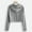 Gray, variant on Babysbule Hoodies for Women Women Casual Solid Long Sleeve Zipper Pocket Shirt hoodie Sweatshirt Tops