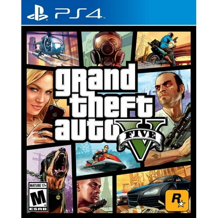 Grand Theft Auto V (Pre-Owned), Rockstar Games, PlayStation 4, 886162539592