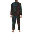 thumbnail image 5 of Bingfone Men'S Pajama Set 2 Piece Loungewear Pjs, Long Sleeve With Pajama Pants-Gamepad Joystick Game, 5 of 9