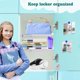 thumbnail image 3 of 2 Pcs School Locker Shelf Organizer - Adjustable Locker Divider Mate, 3 of 5