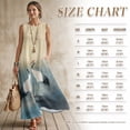 thumbnail image 7 of Xoenoiee Crane Print Summer Dresses for Women 2026, Casual Sleeveless Crewneck Maxi Sundress with Pockets, Cotton Linen Beach Vacation Boho Resort Wear Travel Outfits, Size 3XL, 7 of 7