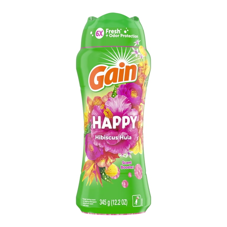 Gain Laundry Scent Beads, Happy In-Wash Scent Booster, Hibiscus