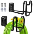 thumbnail image 1 of Soporte para mangueras Dorblely, 2 unidades, de metal, soporte de pared, resistente, 1 of 7