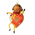 thumbnail image 3 of Larry Fraga Designs Orange Bug - 1 Ornament 7 Inch, Glass - Halloween Ornament Bug Bear SS0203, 3 of 3