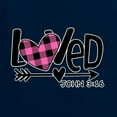 thumbnail image 6 of Wild Bobby, Loved John 3:16 Inspirational/Christian Women Slim Fit Junior Tee, Navy, Medium, 6 of 6