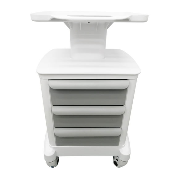 Mobile Trolley Cart ABS Material Portable Mobile Cart 3 Drawers for Dental