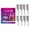 Multicolor, variant on XIANXIAN Festive Temporary Hair Chalk Comb 8 Color Washable Set Non-Permanent Color Dye for Hair Fun Chalk Combs for Parties and Events Easy Wash Out Formula