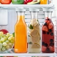 thumbnail image 6 of GUSTO Water Carafe with Flip Top Lid Plastic Pitcher Jug, 50 oz, 2-Pack, 6 of 7