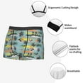 thumbnail image 4 of KLL Hawaiian Style Men's Cotton Boxer Briefs Underwear-Medium, 4 of 8