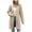 Khaki, variant on WREESH Fashion Cardigan Women's Solid Color Knitting Long Sleeve Pockets Cardigan Sweater Coat Tops Sweater Blue