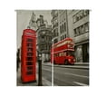 thumbnail image 1 of Cortina ABPHQTO Fleet Street Londres Reino Unido Noren Rojo 105x120 cm, 1 of 1