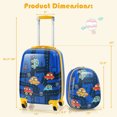 thumbnail image 3 of Barara King Luggage,Suitcase, Suit case,2 Pieces Kids Luggage Set with Backpack and Suitcase for Travel, 3 of 10