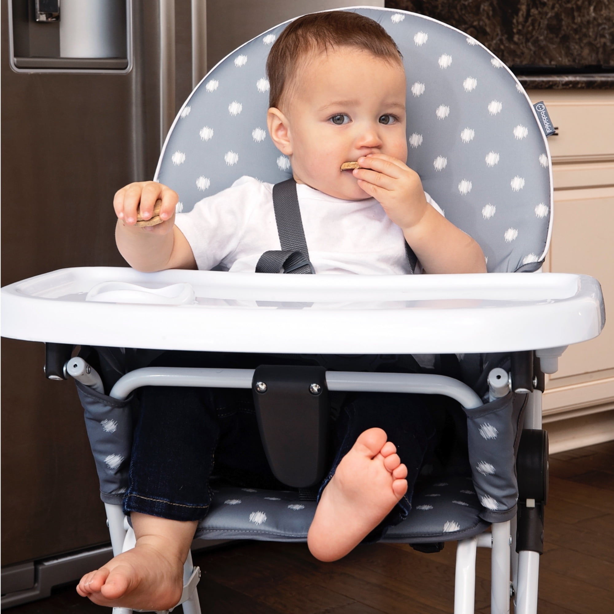 Babideal Dinah Portable Highchair Blue Dot Walmart
