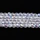 thumbnail image 2 of Electroplate Glass Beads Strands AB Color Plated Faceted Round Clear 2mm Hole: 0.7mm about 184~187pcs/strand 14.45''(36.7cm), 2 of 5
