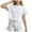White, variant on Akiihool Girls Shirt Girls' Comfort T-Shirts Classic Fit Casual Wear (White,5-6 Years)