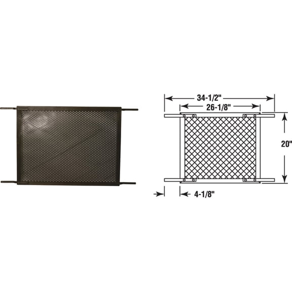 PRIME-LINE National Spectrum Brands HHI PL 15516 Bronze Screen/Storm Door Grille