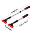 thumbnail image 3 of Snow Shovel For Automobiles, Multifunctional Glass Ice Cleaning Scraper With Aluminum Alloy Telescopic Rod, Serrated Ice Breaker & Soft Shovel Head, No Damage To Glass Body & Durable For Long Use, 3 of 9