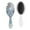 White-4, variant on Hair Brush Sunflower Pattern Black Background Cushion Base Hair Brushes Touch Paddle Oval Hairbrush
