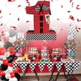 thumbnail image 4 of APINATA4U Number One Race Car Pinata, Red Checkered Flag for First Birthday, Racing Theme Party Supplies, Race Track Decor, Kids Pinata, Boys 1st Birthday, Race Car Checkered Flag Design, 4 of 4