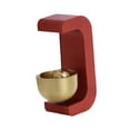 thumbnail image 1 of Timbre de puerta perfecl Campana Decoración de puerta Timbre de entrada de metal Rojo, 1 of 8