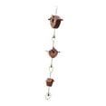 thumbnail image 2 of Cadena de con adorno para atrapar agua de , decorativa para exteriores, para canalones, patios, aleros, drenajes y porches., 2 of 8
