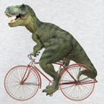 thumbnail image 3 of CafePress - Cycling Tyrannosaurus Rex Long Sleeve T Shirt - Unisex Cotton Long Sleeve T-Shirt, 3 of 4