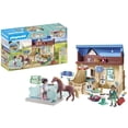 thumbnail image 1 of Playmobil Caballos de la Cascada - Set de Juego de Terapia Ecuestre y Veterinaria 28x24x24 cm, 1 of 8