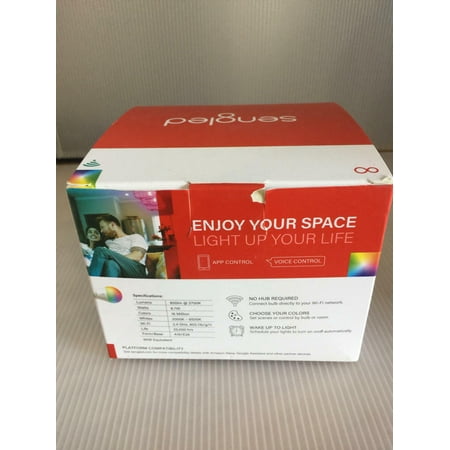 Sengled Smart Bulb, WiFi Light Bulbs, Color Changing Light Bulb 4Pack