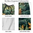 thumbnail image 4 of luoweisi Men's Beach Shorts Quick Dry Swim Trunks with Mesh Lining Tropical Plants L, 4 of 5